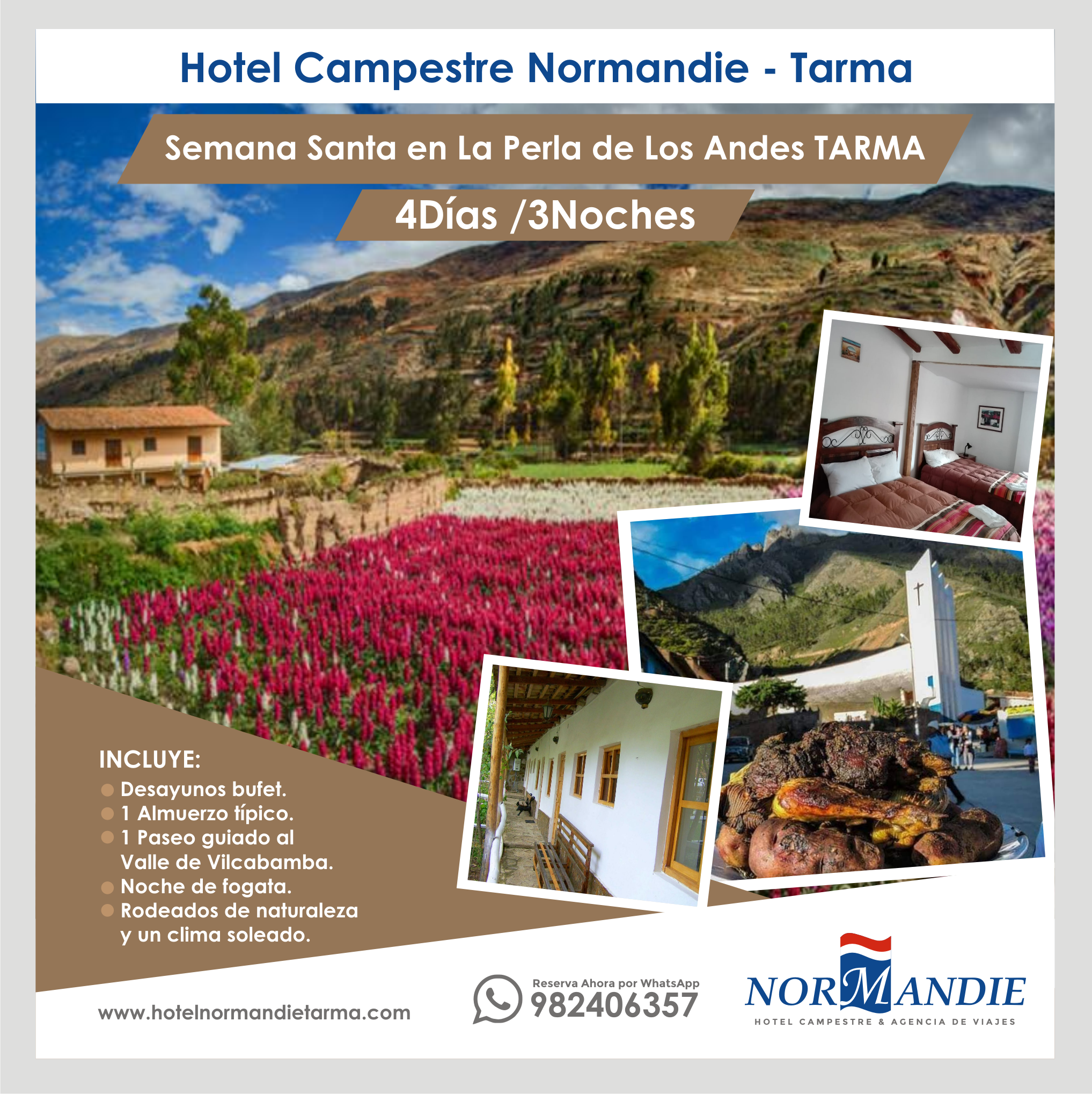 habitaciones hotel normandie tarma